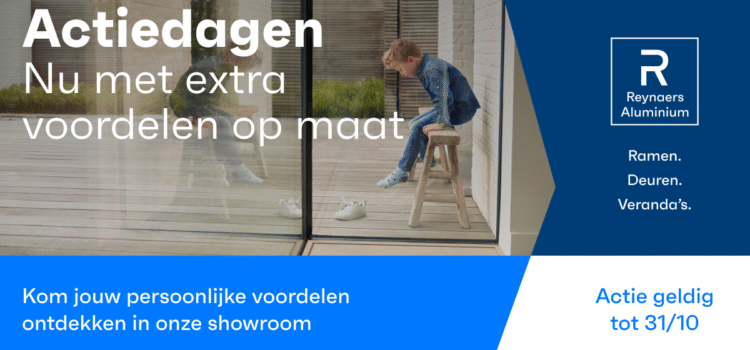 Reynaers Aluminium Actiedagen Reynaers Aluminium Actiedagen