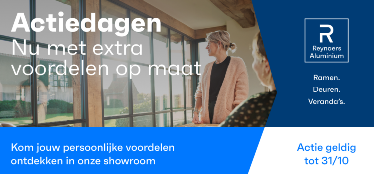 Reynaers Aluminium Actiedagen Reynaers Aluminium Actiedagen